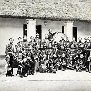 Band on the 2nd Dragoon Guards, India 1866