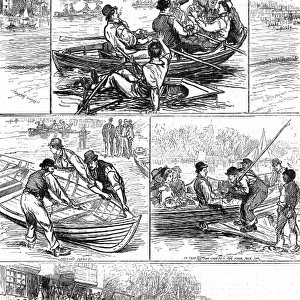 Bank Holiday on the River Thames, 1877