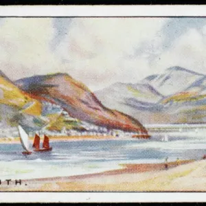 Barmouth Wales Cig Card Print