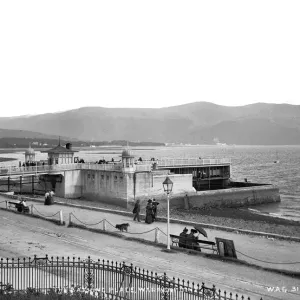 Early 20th Century Print of Warrenpoint's The Bathing Place Early 20th Century Print of Warrenpoint's The Bathing Place