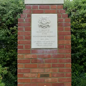 Bedfordshire Regiment Memorial, Tyne Cot, CWGC Cemetery