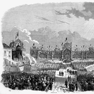 Belgian National Day ceremony, 21st July 1856