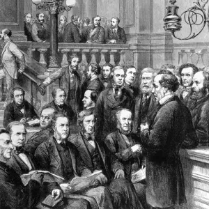 Benjamin Disraeli in Discussion at the Carlton Club Print Benjamin Disraeli in Discussion at the Carlton Club Print