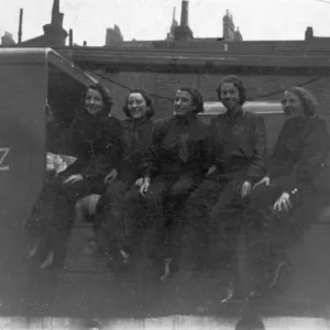 Blitz in London -- AFS firefighters, WW2