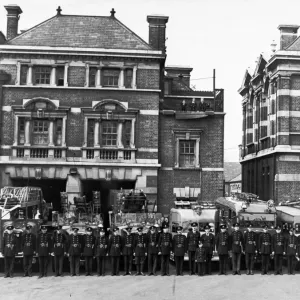 Blitz in London -- Regulars and Auxiliaries side by side