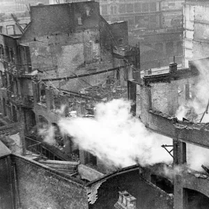 Blitz in London -- Turnmill Street, Clerkenwell, WW2