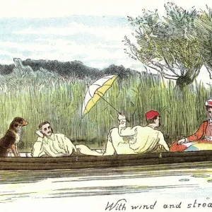 Boating on the River Thames, 1879