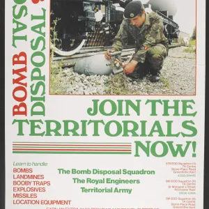 Bomb Disposal - Join the Territorials now