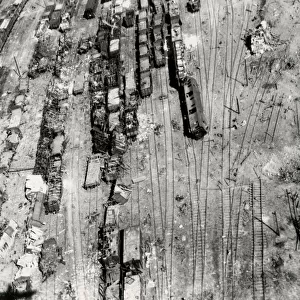 Bombing Haiger railway marshalling yards Germany