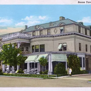Boone Tavern Hotel Print, Berea, Kentucky, 1919 Boone Tavern Hotel Print, Berea, Kentucky, 1919