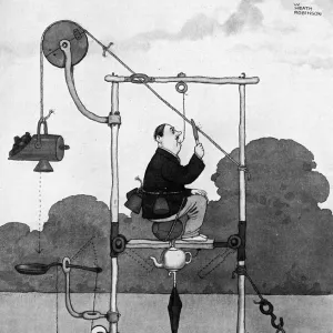 Bound to Draw by William Heath Robinson