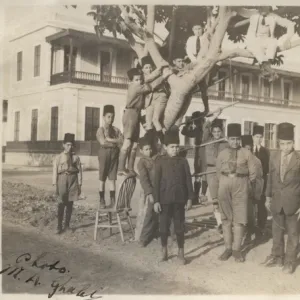 Boy scouts in Cairo, Egypt