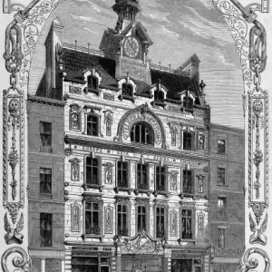 Print of British and Irish Magnetic Telegraph Company's Offices in Threadneedle Street Print of British and Irish Magnetic Telegraph Company's Offices in Threadneedle Street