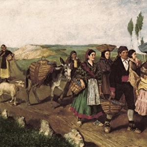 BRU ALBIсс, Jos頨19th century). Saffron Transport