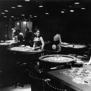 Bunny girls at the Playboy Club, London 1969