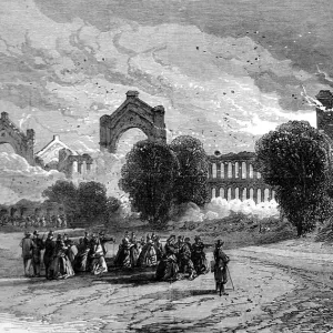 The Burning of the Alexandra Palace, 1873