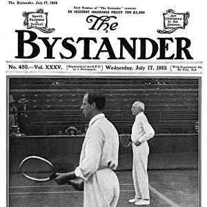 Bystander cover, Anthony Wilding & Arthur Balfour tennis