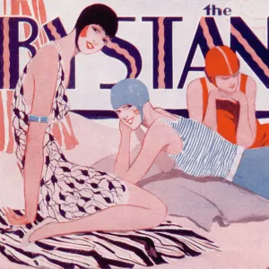 The Bystander masthead by Laurie Taylor, 1930