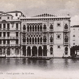 Ca d Oro Palace, Grand Canal, Venice, Italy
