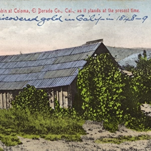 Cabin at Coloma, El Dorado County, California, USA