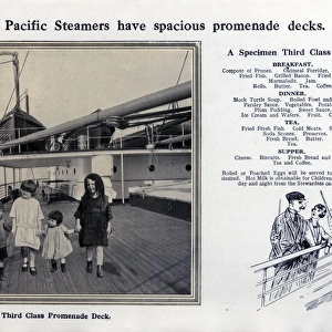 Canadian Pacific Steamers, promenade deck