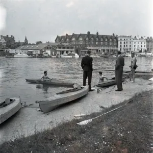 Canoeing on the River Thames