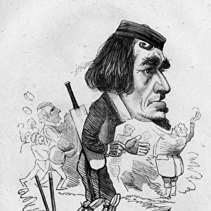 Caricature of Benjamin Disraeli -- His Last Innings