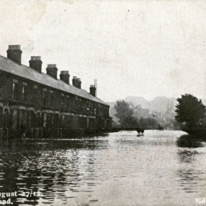 Carrow Road in Flood, Norwich, Norfolk