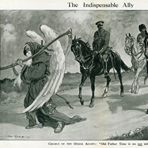 Cartoon, The Indispensable Ally, WW1