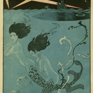 Cartoon, Mermaids and U-Boats, WW1