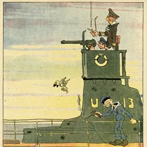 Cartoon, How proud... WW1