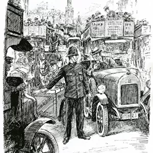 Cartoon, Wanted - A Traffic Authority 1923