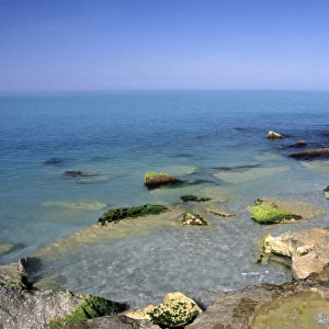 Caspian Sea Shore - near Krasnovodsk town - summer