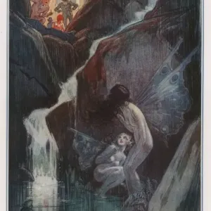 The Char-A-Banc Fantasy Print by A E Bestall The Char-A-Banc Fantasy Print by A E Bestall