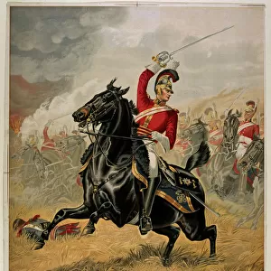 Charge of the 1st Life Guards at Waterloo