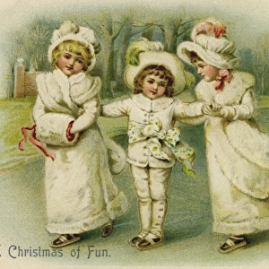 Children in winter attire