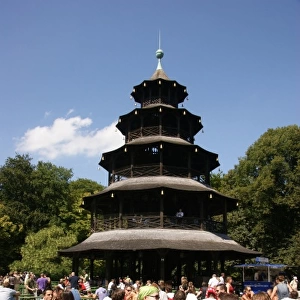 Chinesischer Turm at the Englischer Garten