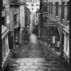 Print of Christmas Steps, Bristol Print of Christmas Steps, Bristol