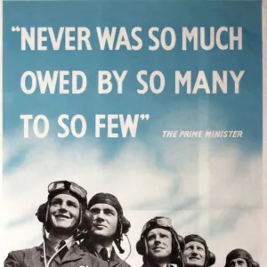 Churchills praise for RAF Pilots