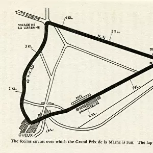 Circuit in Reims, France for Grand Prix de la Marne