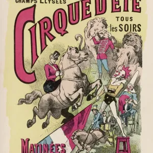 Cirque d'Été Print: Champs-Élysées, Paris Cirque d'Été Print: Champs-Élysées, Paris