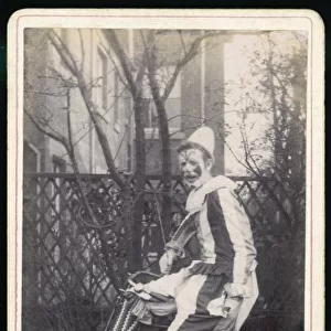Clown on Bicycle Photo