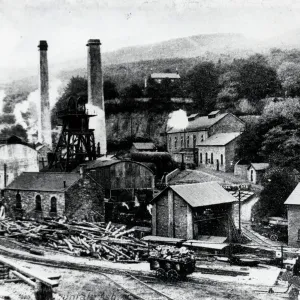 View of Cwmpennar Colliery Print, South Wales View of Cwmpennar Colliery Print, South Wales