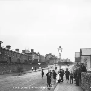 Donaghadee Coastguard Station Print circa Early 1900s Donaghadee Coastguard Station Print circa Early 1900s