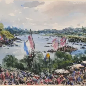 Coleraine Regatta Print (1847) by James Moore Coleraine Regatta Print (1847) by James Moore