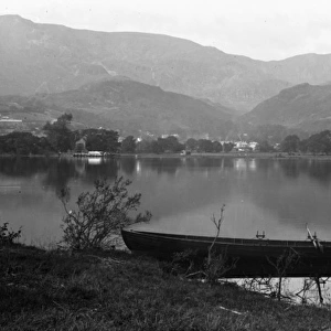 Coniston - a boat on the lake