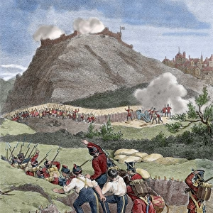 Conquest of the city of Seo de Urgell by the General liberal