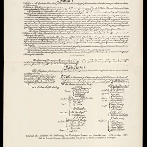 Constitution of Usa / 1787