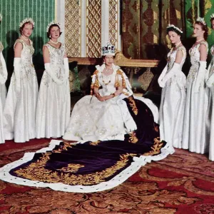 The Coronation of H. M. Queen Elizabeth II Print, 1963 The Coronation of H. M. Queen Elizabeth II Print, 1963