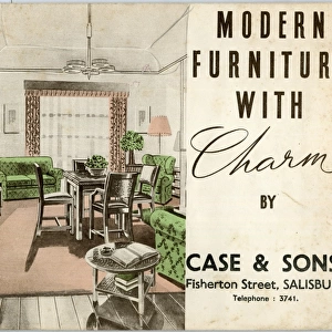 Cover design, Modern Furniture with Charm